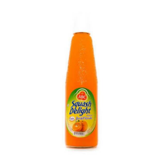 Abc syrup squash rasa orange/leci/special melon/cocopandan botol 525mL