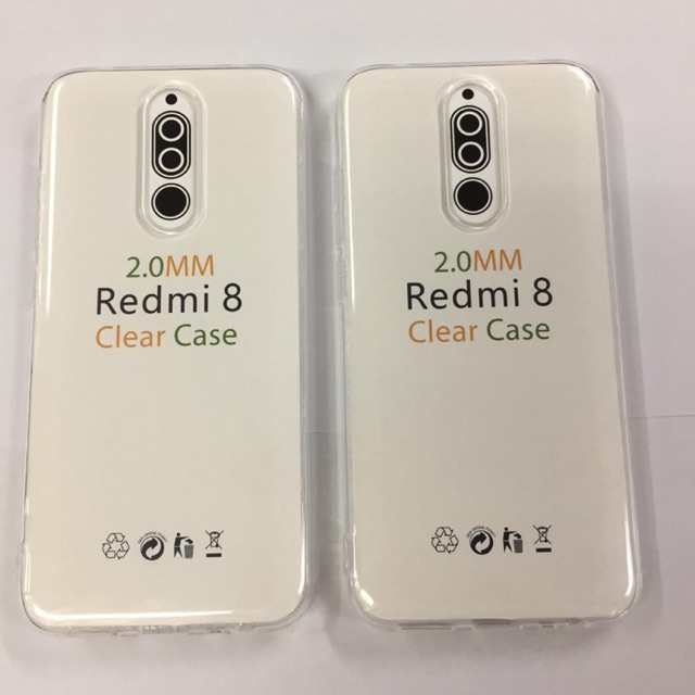 Xiomi Redmi 8 Jelly case Bening