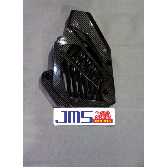 cover tutup carbon paket knalpot filter hawa radiator vario 125 lama dan vario125/150 led zoro pnp