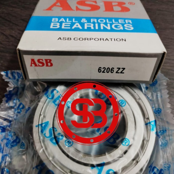 Bearing / Laker / Laher 6206 ZZ ASB