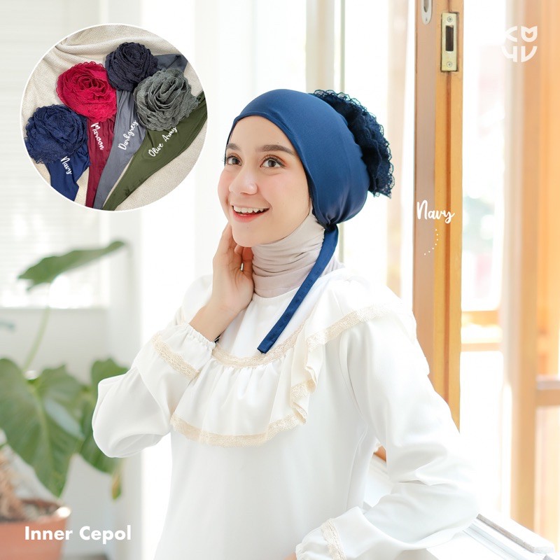Koyu Hijab Inner Cepol Adem
