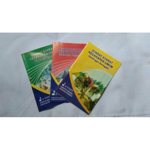 Buku sku pramuka siaga penggalang penegak(tanpa minim order)