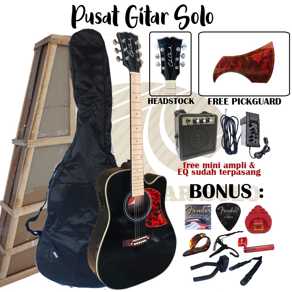 PROMO Gitar cole clark Akustik elektrik EQ 7545R