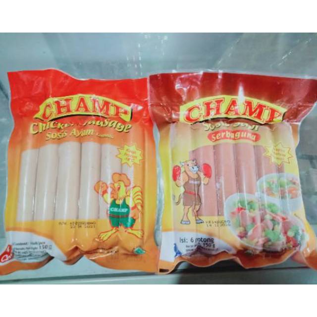 

Sosis ayam / sapi champ serbaguna 150gr