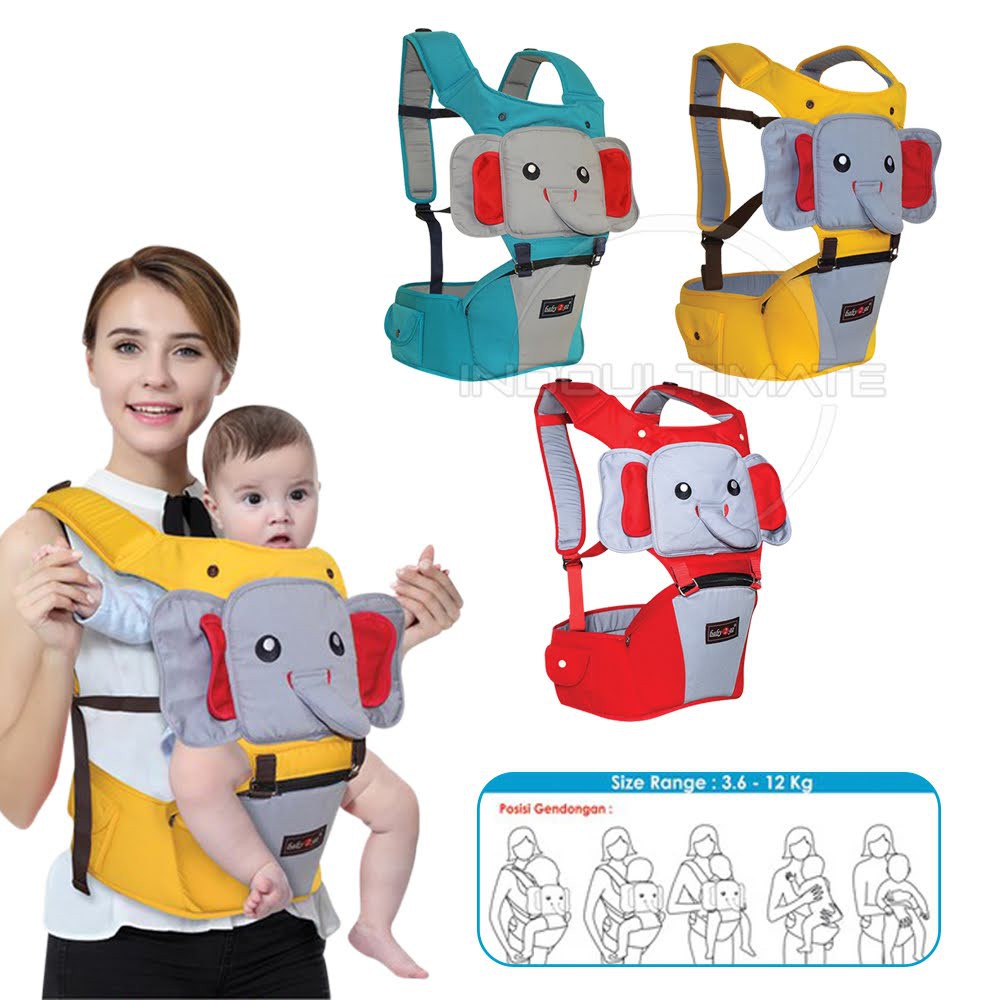 Gendongan Hipseat Bayi PREMIUM BABY 2 GO BY-472-GB Gendongan Depan Anak Multifungsi