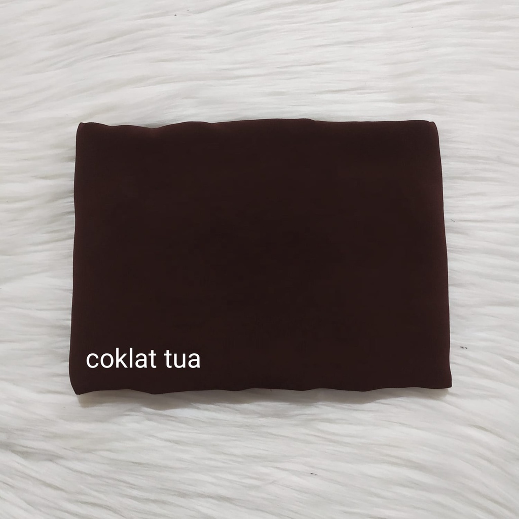 Bisa Cod Pasmina diamond 170x70cm / pashmina sabyan /pashmina diamond premium-Coklat tua