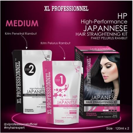 XL Professionel Japanese Hair Straightening Kit | Paket Pelurus Rambut Plus Keratin