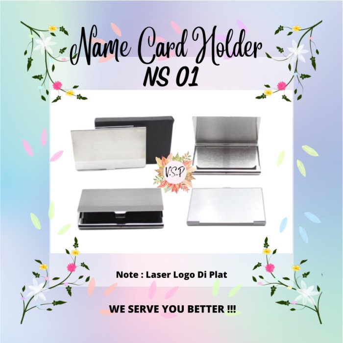 

Tempat Kartu Nama/Name card Holder Stainless NS 01 Murah!