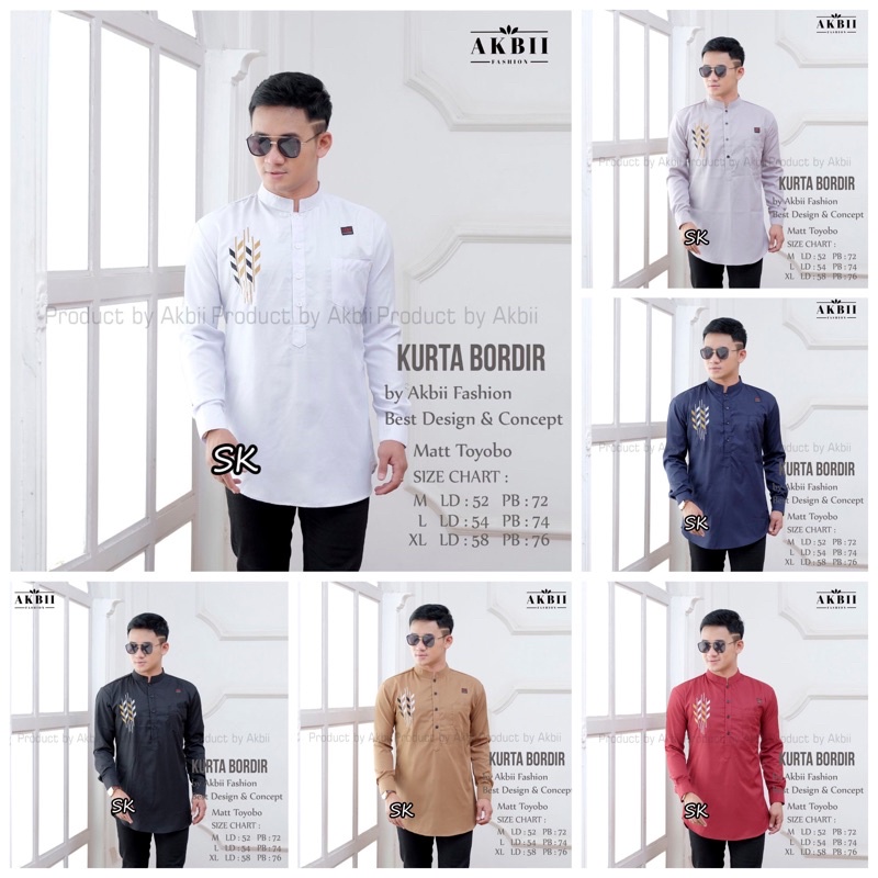 kurta bordir original by akbii fashion best design concept