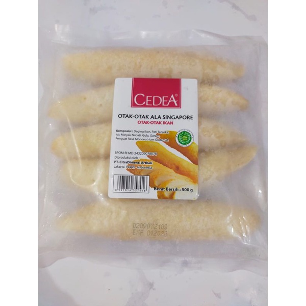 

Cedea Otak Otak Singapore 500gr isi 5 / frozen food