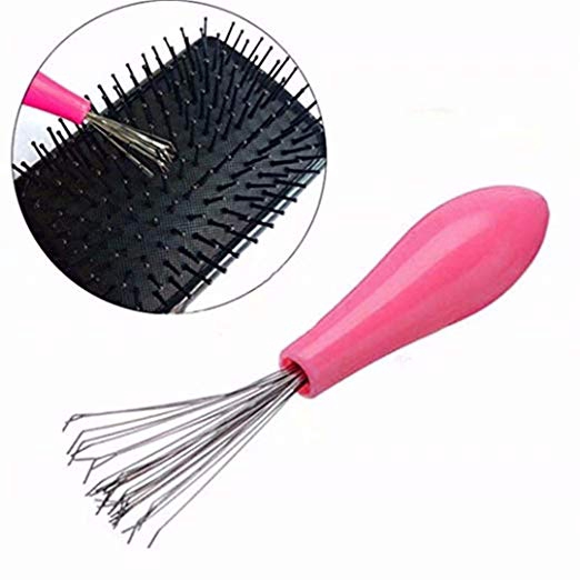 Convenient Mini Comb Hair Brush Cleaner Embedded Tool