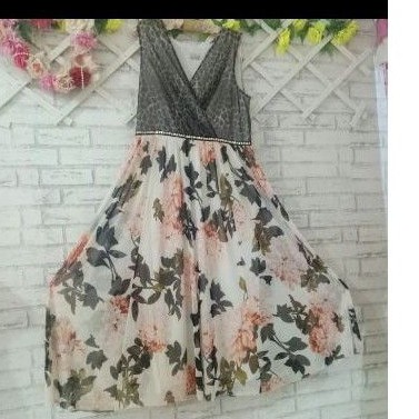 LONG DRESS BIG SIZE BRANDED ORIGINAL / DRESS PESTA BIG SIZE