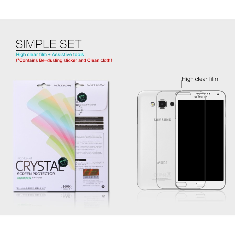 Nillkin Crystal Screen Protector Samsung Galaxy E7 2015 E700