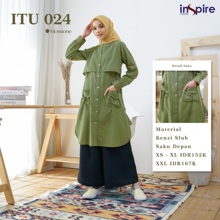 BISA COD - ITU 024 / Youth Inspire Tunik Tunic Atasan