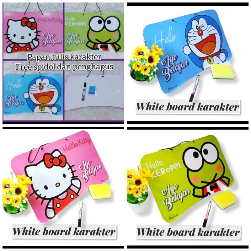 

White Board Kecil Papan Tulis Gantung karakter