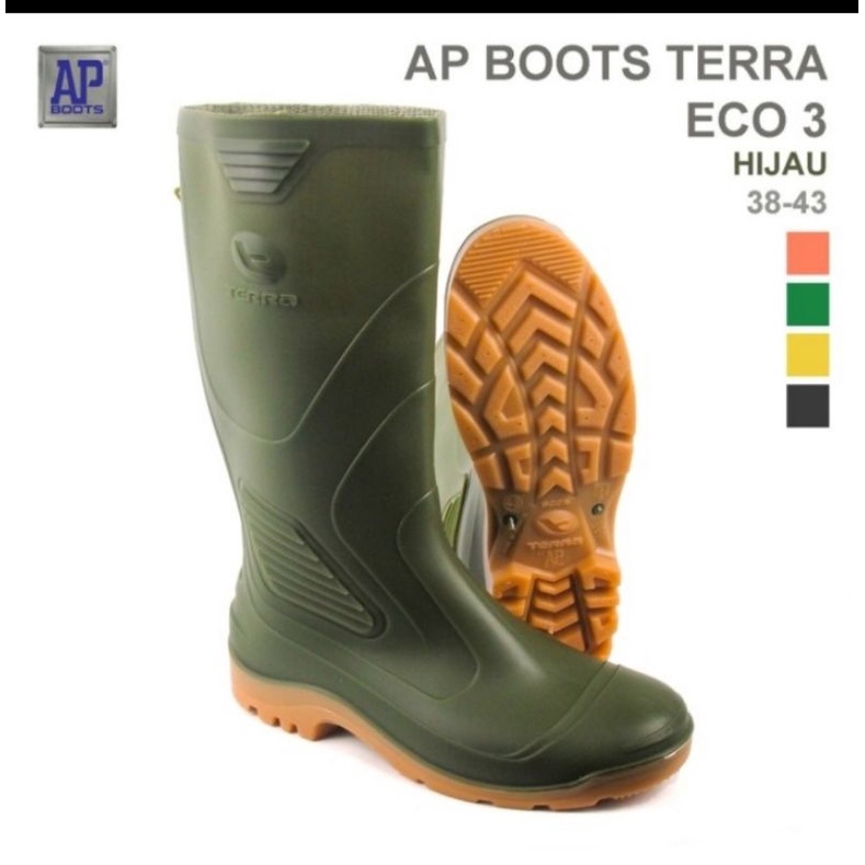 SEPATU AP BOOTS ECO TERRA 3 SEPATU BOOTS PVC