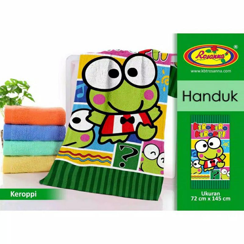 Handuk Mandi Dewasa Karakter Size 72x145 / Handuk Mandi Anak Rosanna