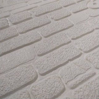 wallpaper foam premium 3D permukaan timbul motif bata wallpaper foam premium 3D permukaan timbul motif bata