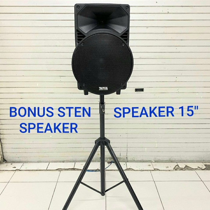 SPEAKER PORTABLE 15 INCH TARGA BONUS STENDING