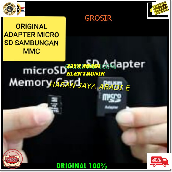 J70 ADAPTER MICRO SD CARD KONEKTOR PENYAMBUNG MMC JEK JACK CONECTOR SAMBUNGAN ADAPTOR MIKRO SD CARD SPLITTER CONVERTER MULTI UNIVERSAL HARGA SATUAN BUAT BIKIN MIKRO SD JADI SD CARD MENGGUNAKAN INI LEBIH MUDAH DAN PRAKTIS HARGA JUGA TERJANGKAU