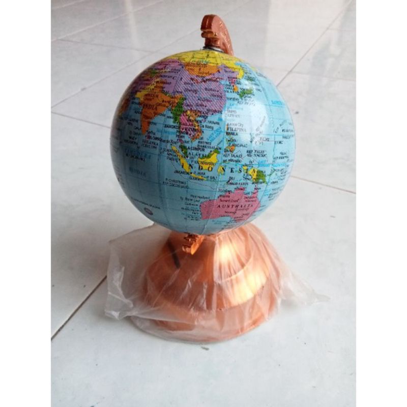 

Globe bola dunia ukuran diameter lingkaran 10cm alat peraga pendidikan