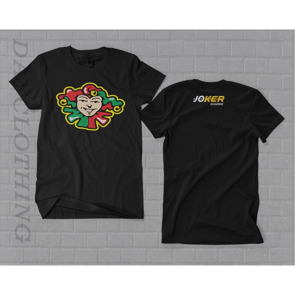 Kaos Pria dan Wanita power joker slot machine Gaming Slot Depan Belakang gameplay gameslot