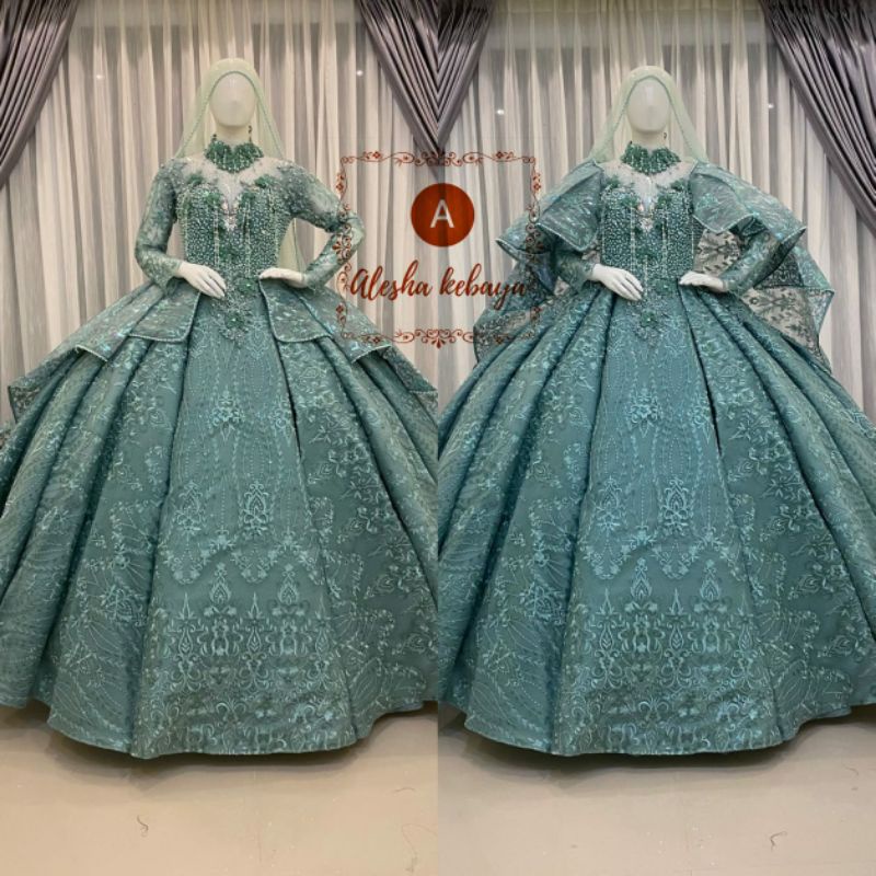 Gaun pengantin barbie premium 3 in 1/Wedding dress