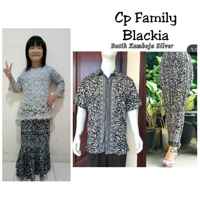 Suplier Couple Batik Organa Family Rok Plisket Jumbo Dan Kemeja Serta Kebaya Anak WA3X9etamMBw6