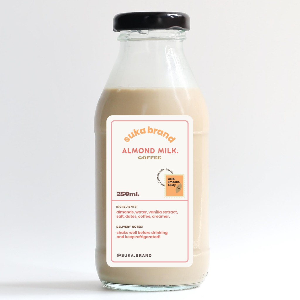 

Coffee Almond Milk/Susu Almond Rasa Kopi 250ml - Suka Brand Asi Booster Premium