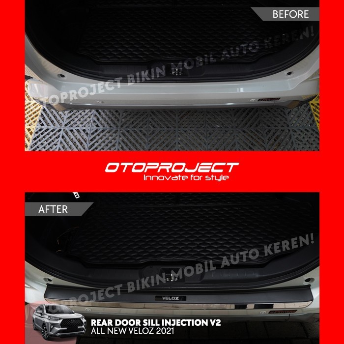 Sillplate Veloz 2021 2022 Belakang Rear Door Sill Plat Mobil Injection