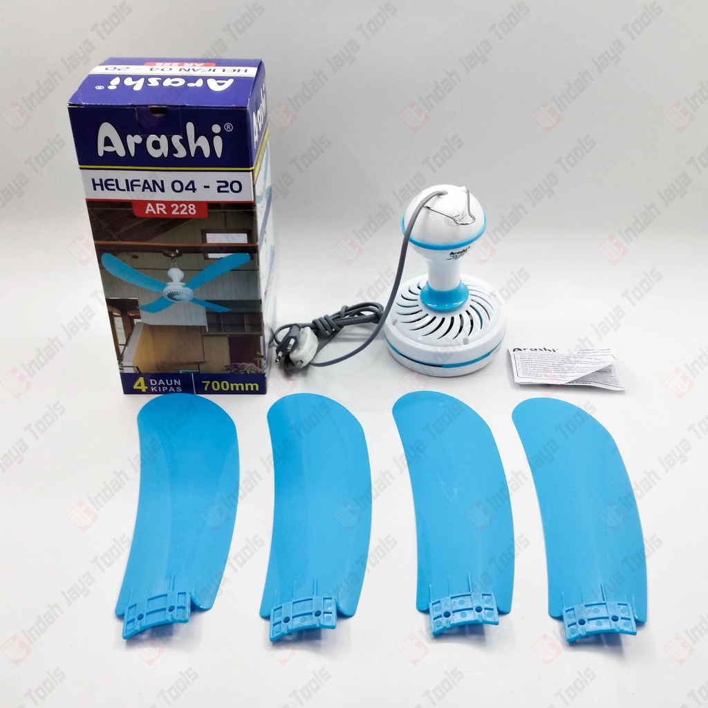 ARASHI HELIFAN 04-20 Kipas Angin Gantung 20 Watt 4 Baling AR 228