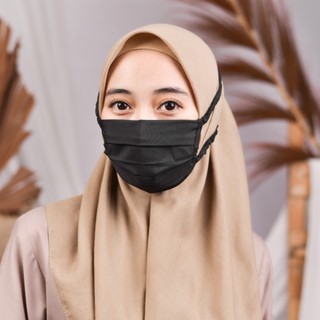 MASKER JILBAB BAHAN KAIN WOLFIS 2.lapis