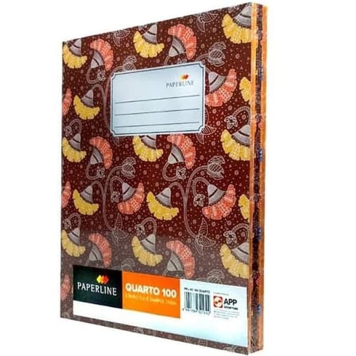 Buku Tulis Quarto 100 PAPERLINE/Buku Kwarto PPL 100/Hard Cover Kuarto-2