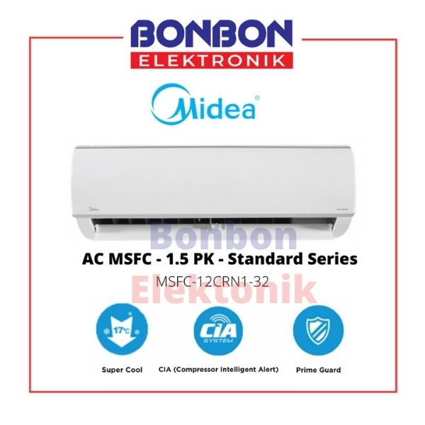 Midea AC 1.5PK MSFC-12CRN1 / 1,5 PK 12 CRN / 1.5 PK MSFC 12 CRN1