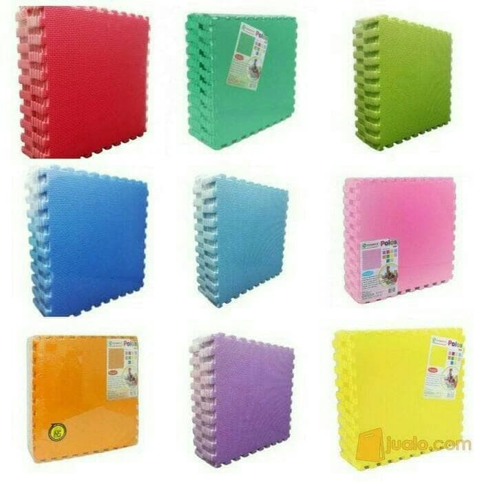 Puzzle Evamat - Matras Puzzle - Puzzle Lantai Alas Lantai Puzzle Karet Polos Produk Terbaik