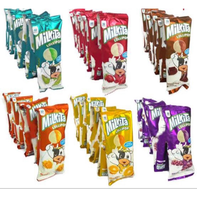 

MILKITA LOLLIPOP BARU ALL VARIANT (1 pack ISI 30PCS)