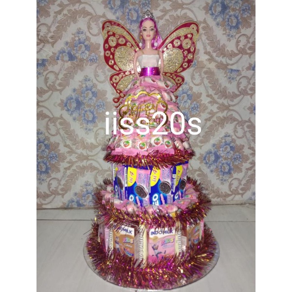 

Snack tart/Snack/Kue tart/Kue ultah /Snack unik/Kado/Kado unik/Snack modern/Tart/Kue/Ultah/Barbe