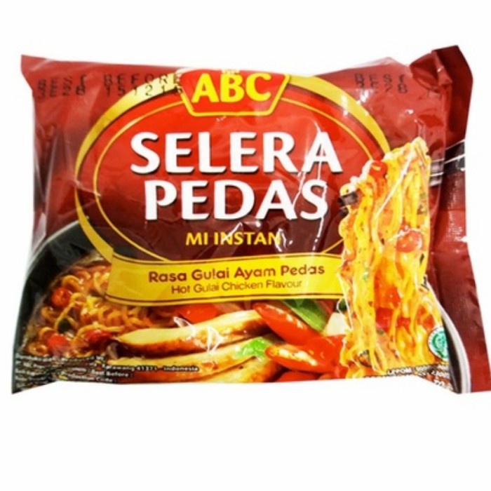 

makanan mie instan abc mie gulai ayam 60gr