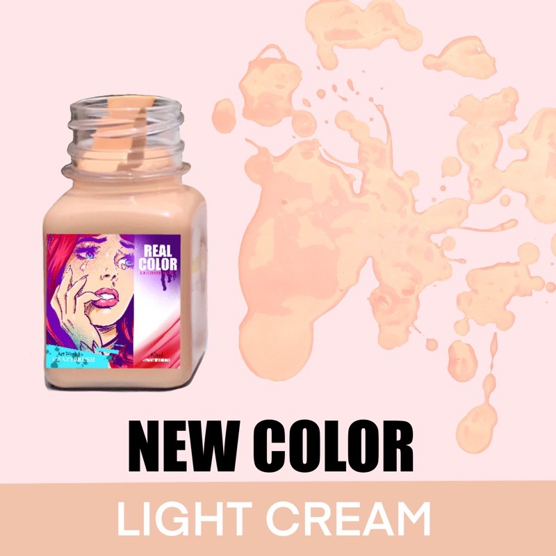 

real color "LIGHT CREAM