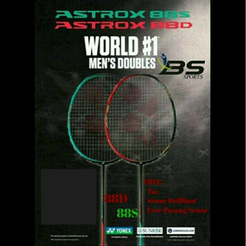 RAKET BADMINTON YONEX ASTROX 88 S SKILL 100% ORIGINAL PRODUCT
