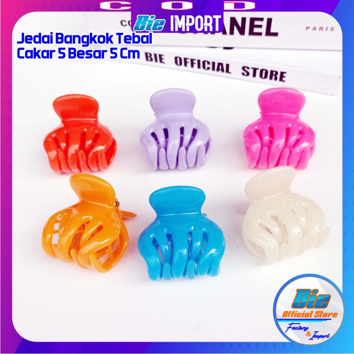 Jepit Jedai Bangkok Cakar 5 Besar 5 Cm Impor Best Seller