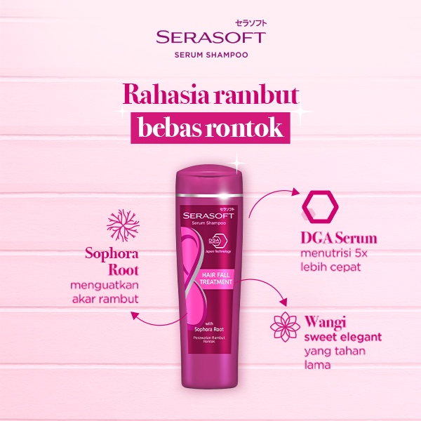 Serasoft Serum Conditioner Hair Fall Treatment 170 ml x2 - Gambar 3
