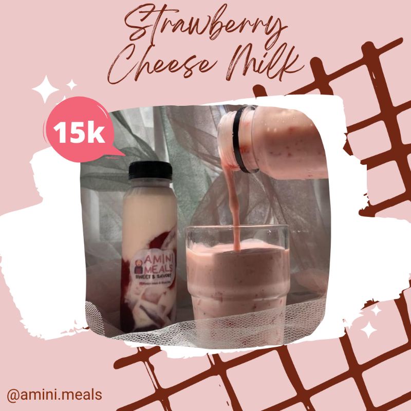 

Strawberry Cheese Milk super creamy