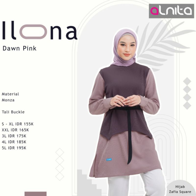 BISA COD - ILONA TUNIC ALNITA / ATASAN MUSLIM WANITA  / FASHION MUSLIM