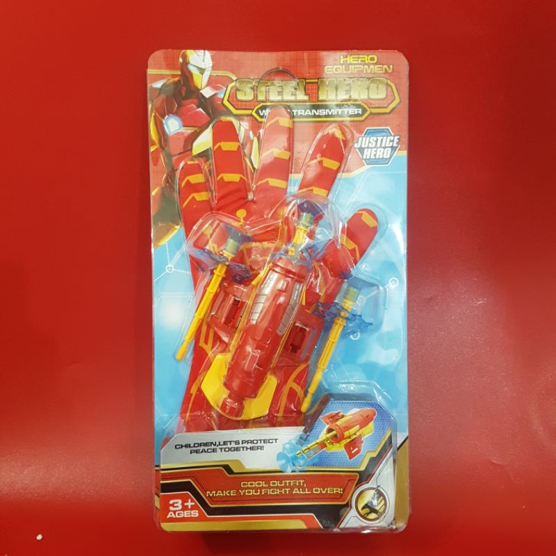 Mainan anak Sarung tangan Iron Man Dan senjata iron spiderman/sarung tangan Avengers