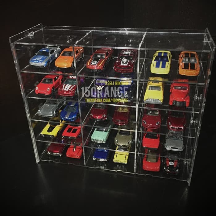 Rak Display Diecast - Diecast Organizer - Rak Diecast Hotwheels Rak Diecast Hotwheels Tomica Bahan