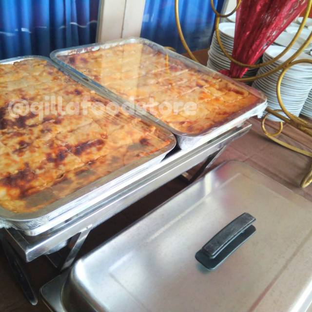 

Lasagna paket pondokan prasmanan gubukan hajatan big size