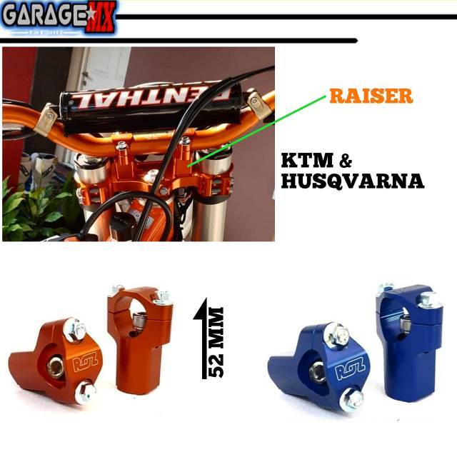 RAISER STANG CNC KTM HUSQVARNA ROZ.RAISER STANG KTM.RAISER STANG HUSQVARNA.RAISER KTM