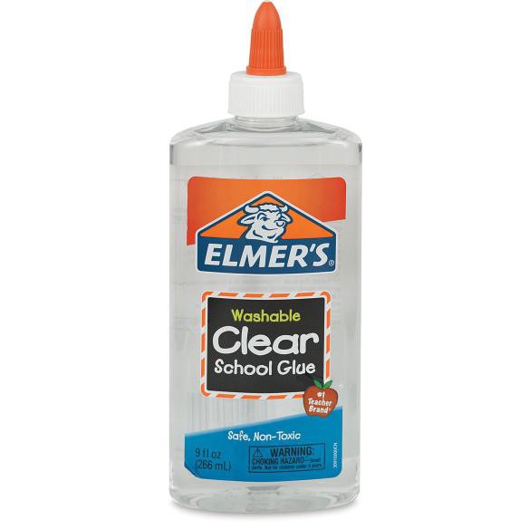 

[[BISA COD]] Elmer's Washable Clear School Glue 9 fl oz / 266ml HEMAT Kode 103