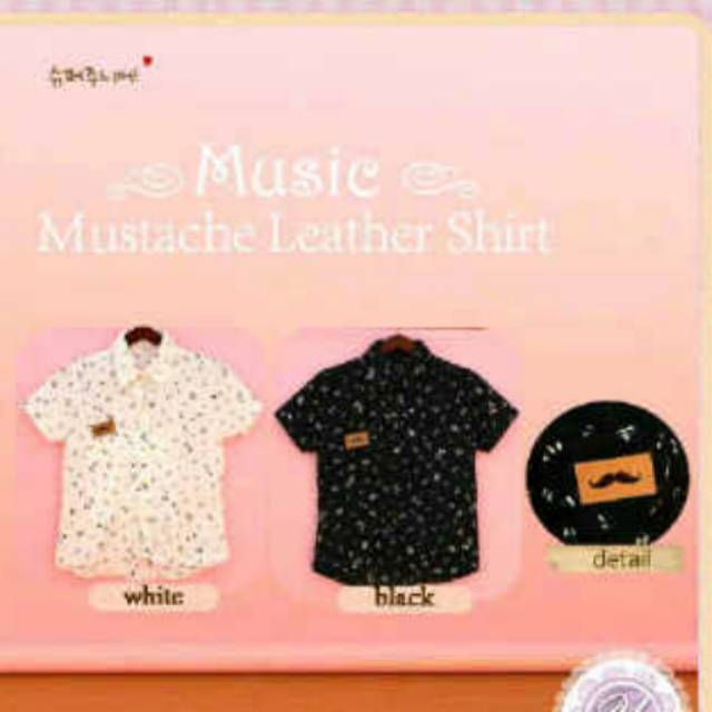 Mustache leather shirt Sale